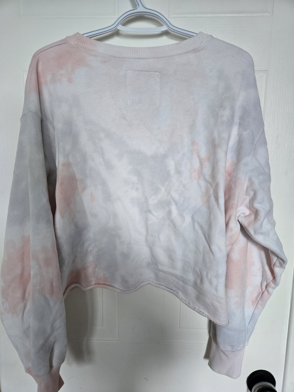 Hollister Light Pink Fleece Pullover with Navy Logo Tag - Picture 4 of 4